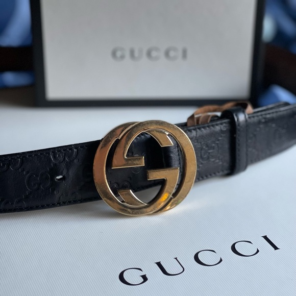 Gucci Signature Leather Belt - Medium - Picture 2 of 4